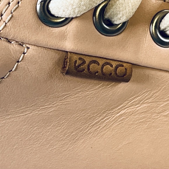 Ecco Soft 7 Shoes Womens EU 39/8-8.5 US Pink Leather Casual Comfort Sneakers - Picture 16 of 16